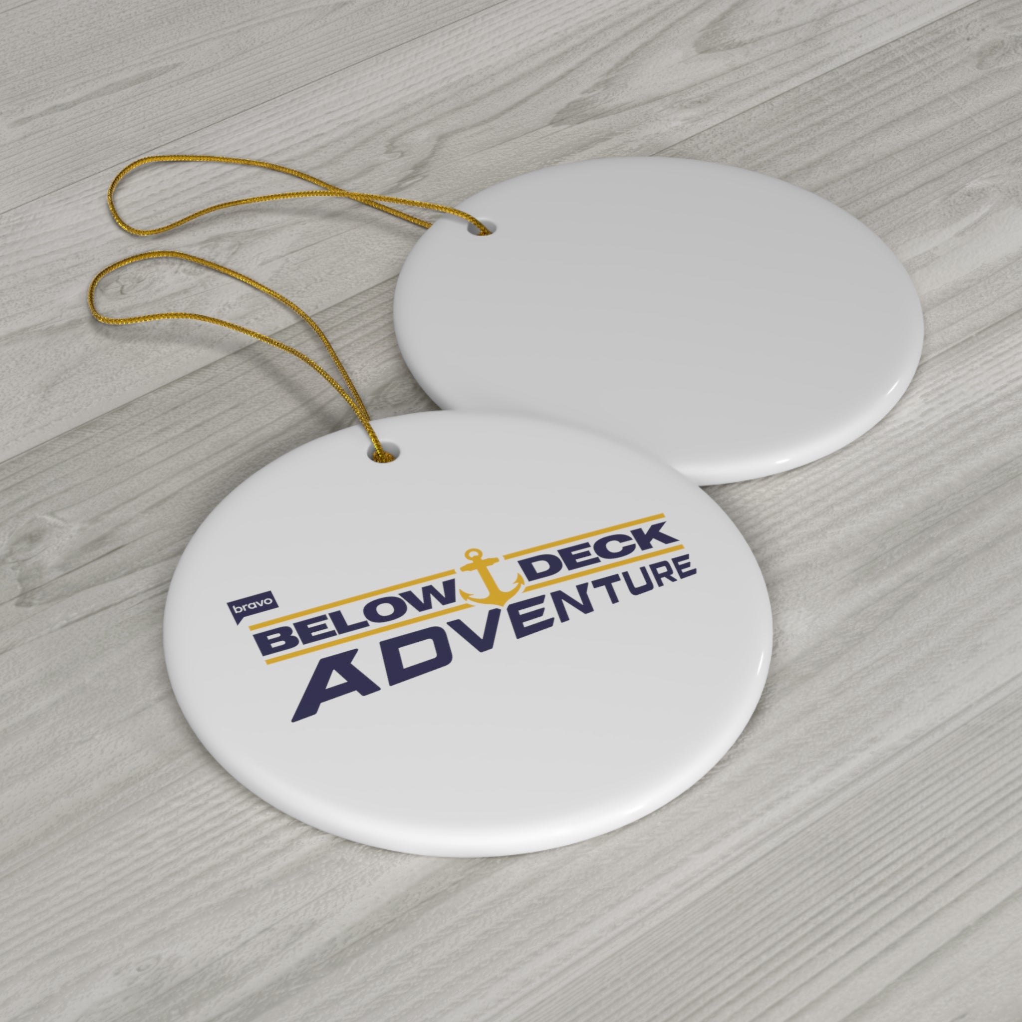 Below Deck Adventure- Ceramic Ornament, 4 Shapes - Creations by Chris and Carlos